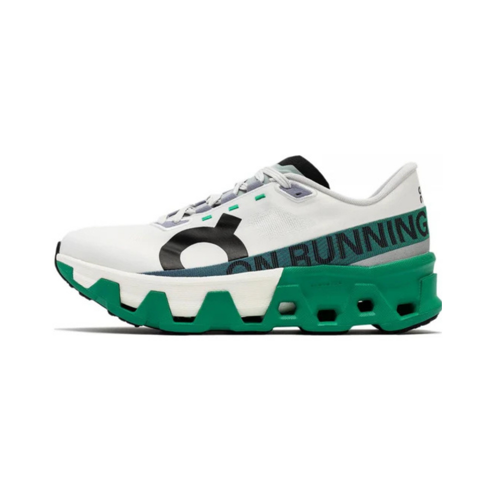On Running Cloudmonster Hyper in Undyed Mint colorway – lightweight performance running shoes with maximal cushioning and Helion HF foam for elite energy return
Luxury cult india