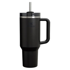 Stanley The Quencher H2.0 Travel Tumbler Black 2.0 40 oz
Stanley stainless steel tumbler with a handle and reusable straw