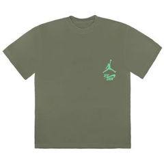 Travis Scott Jordan Cactus Jack Highest Tee "T-shirt featuring Travis Scott's 'Cactus Jack' branding with 'Highest' graphic, blending streetwear style with iconic Jordan elements."