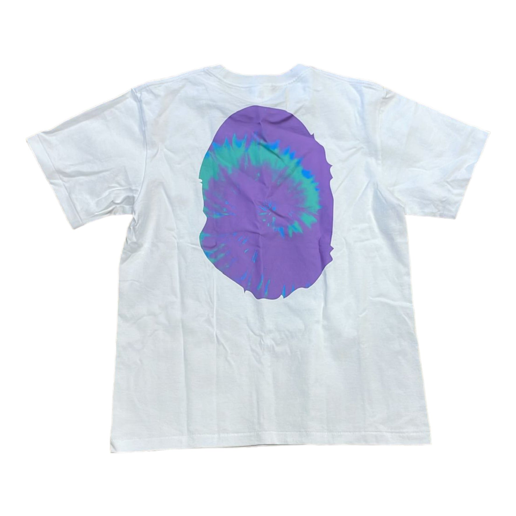 A BATHING APE Tie Dye Bape Head Tee