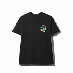 Anti Social Social Club Rainbow Black Tee