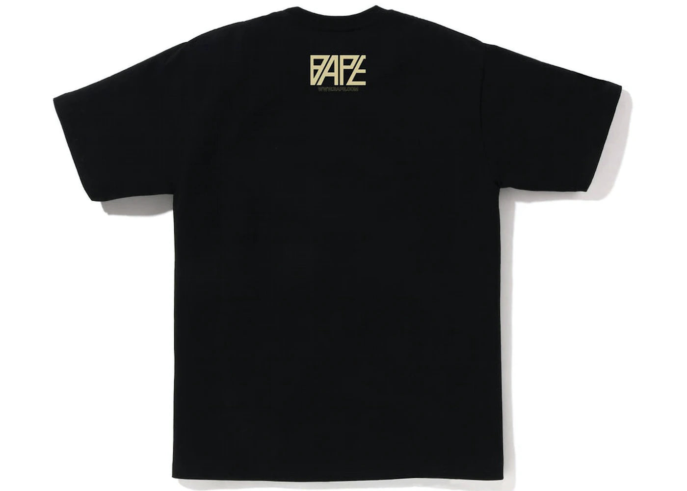 BAPE Logo Monogram Tee Black Beige