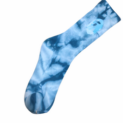 Bape Tie Dye Socks Blue