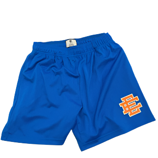 Eric Emanuel EE Basic Short New York NY Electric Blue/Shocking Orange "Electric blue shorts from Eric Emanuel featuring shocking orange accents and 'New York NY' branding, designed for a vibrant and stylish streetwear look."



