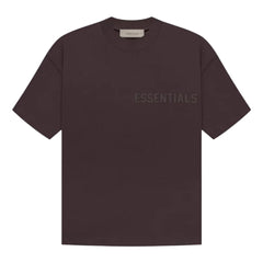 FEAR OF GOD ESSENTIALS SS TEE PLUM featuring a sleek, minimalist design and a comfortable, relaxed fit."