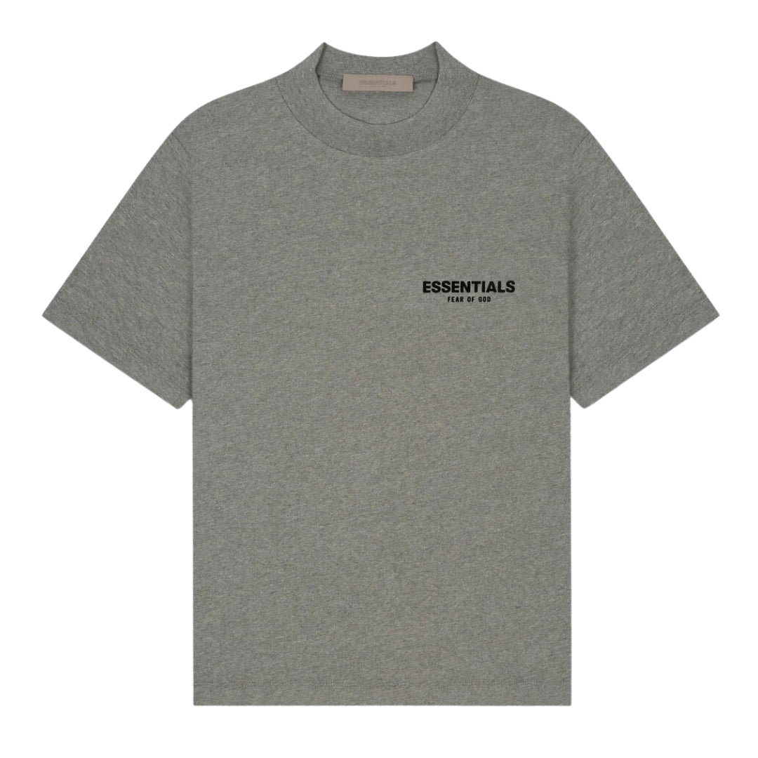 FEAR OF GOD ESSENTIALS T-SHIRT DARK OATMEAL "Dark oatmeal T-shirt from  featuring a simple design and a relaxed fit for a stylish, casual look."



