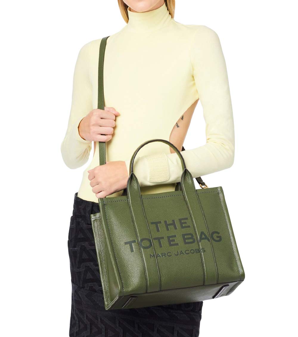 Marc Jacobs Bronze Green The Tote Medium Satchel for Women