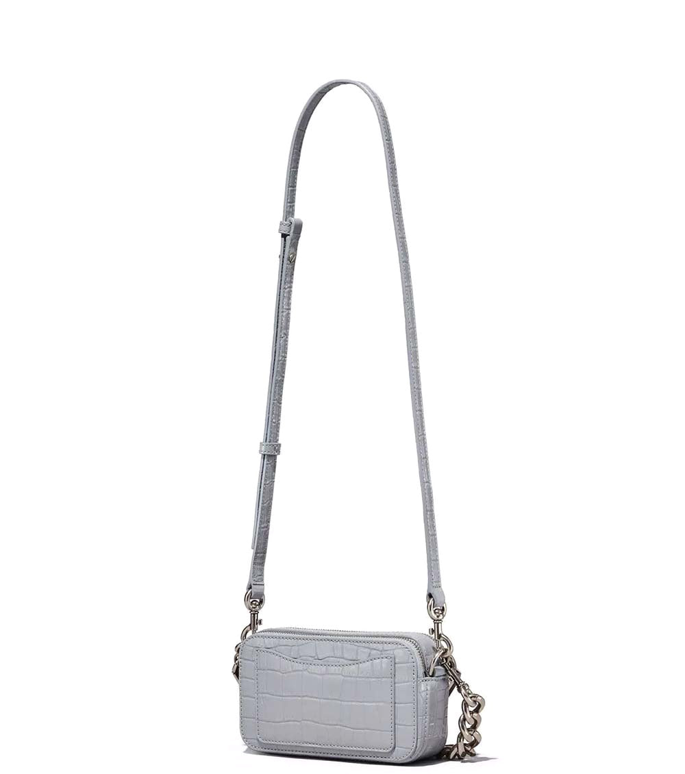 Marc Jacobs Grey Snapshot Mini Crossbody Bag for Women