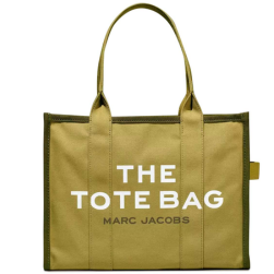 Marc Jacobs Light Green The Tote Bag in a large size for women, featuring a vibrant light green color and a spacious design with sturdy handles. Crafted from durable materials, this tote is both stylish and functional, perfect for everyday use."



