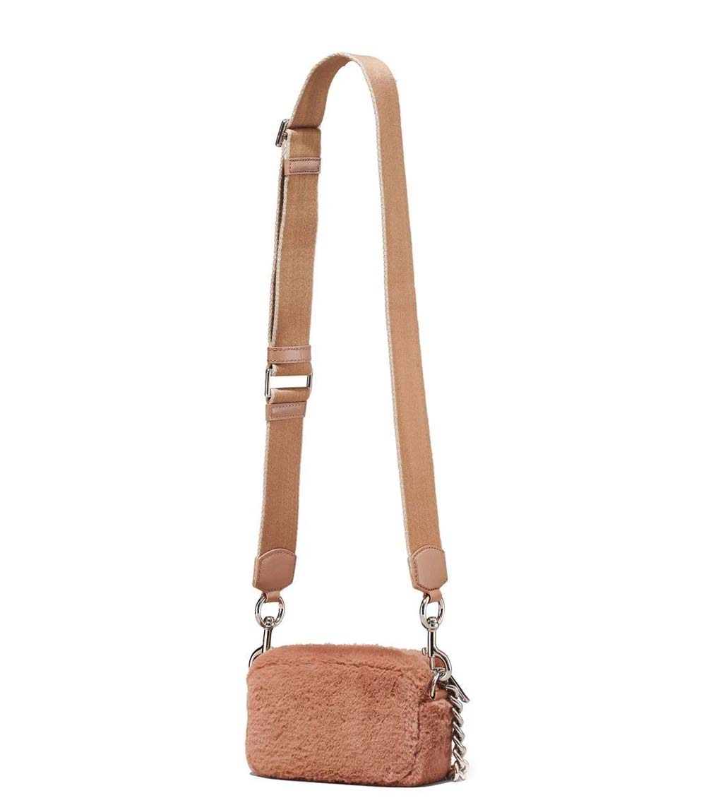 Marc Jacobs Peach Plush Snapshot Small Crossbody Bag for Women