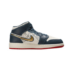 NIKE AIR JORDAN 1 MID ARMOURY NAVY TOUR (W)