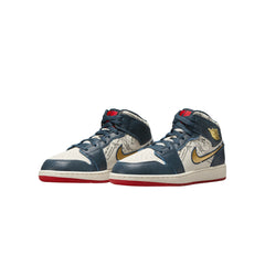 NIKE AIR JORDAN 1 MID ARMOURY NAVY TOUR (W)