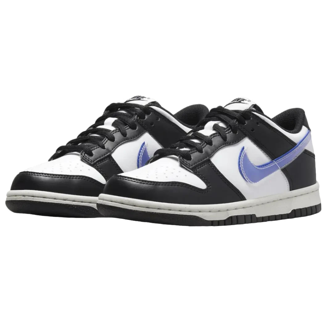 Nike  Dunk Low "Blue Swoosh Panda"