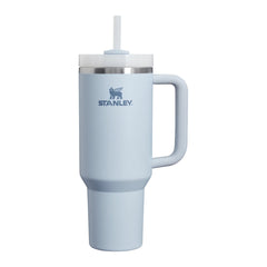 Stanley The Quencher H2.0 Travel Tumbler Glacier 40 OZ
Stanley stainless steel tumbler with a handle and reusable straw
