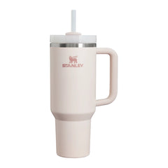 Stanley The Quencher H2.0 Travel Tumbler Rose Quartz 2.0 40 OZ
Stanley stainless steel tumbler with a handle and reusable straw