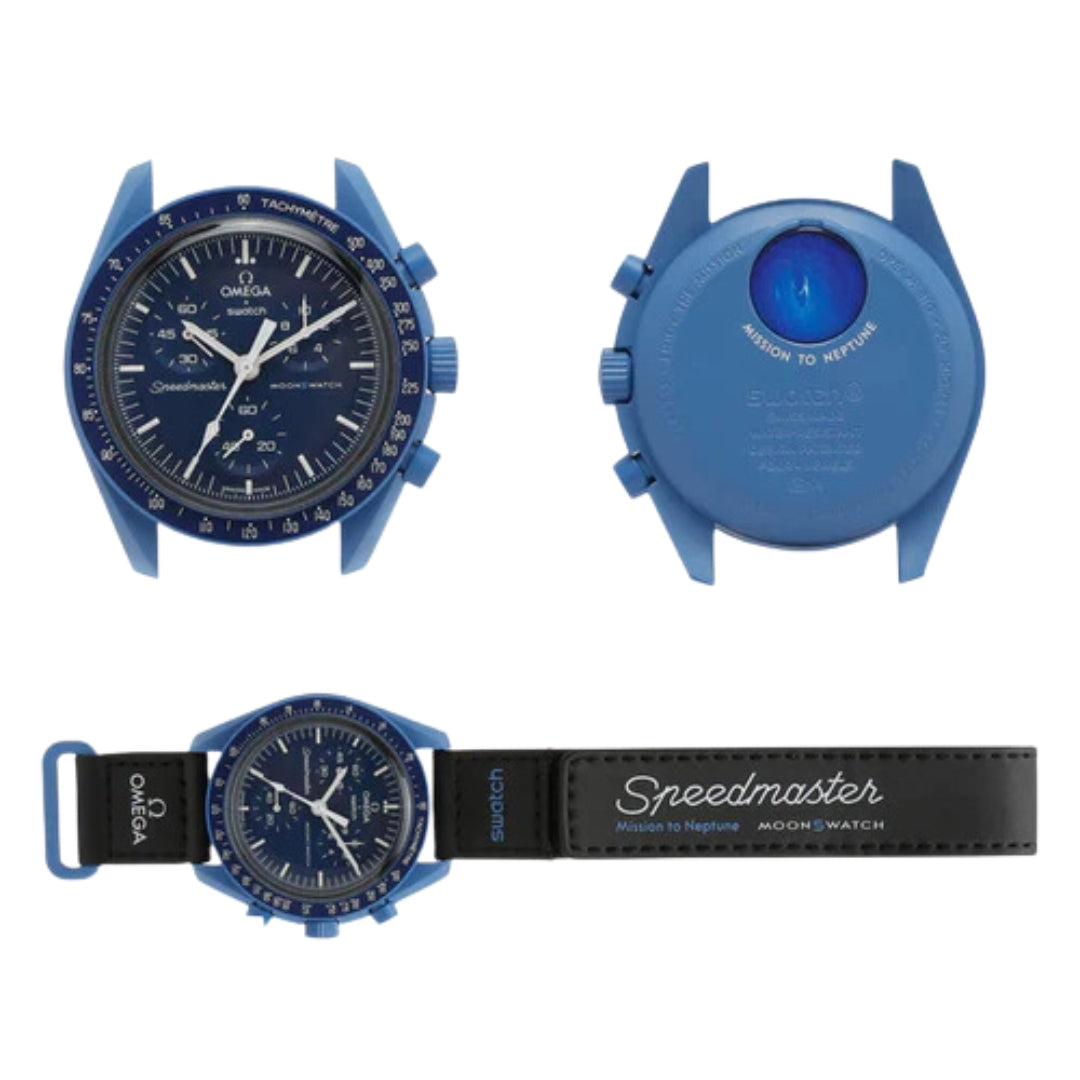 Swatch x Omega Bioceramic Moonswatch Mission to Neptune