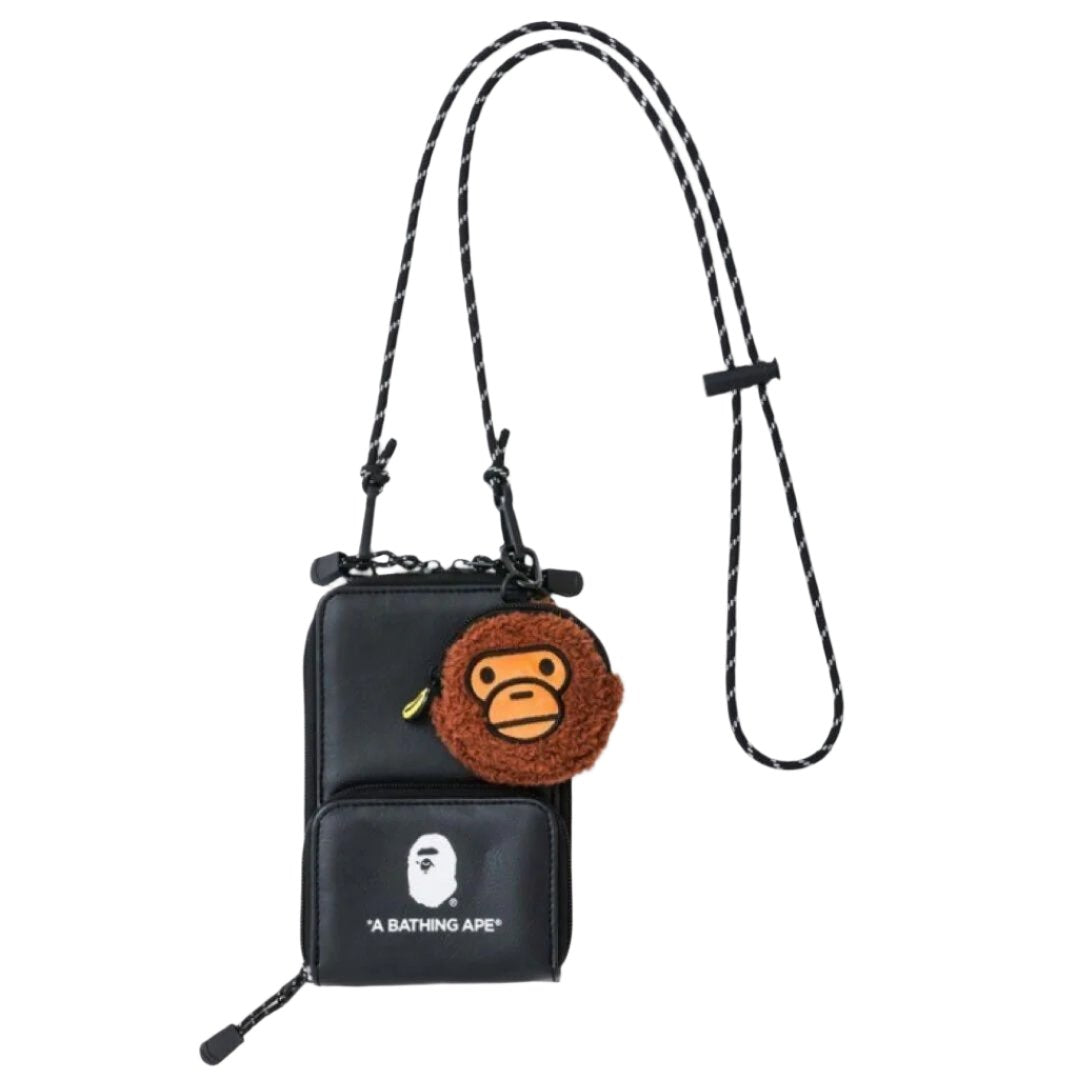 BAPE KIDS A Bathing Ape Smartphone Shoulder Bag Pouch & Milo Coin Case 2023