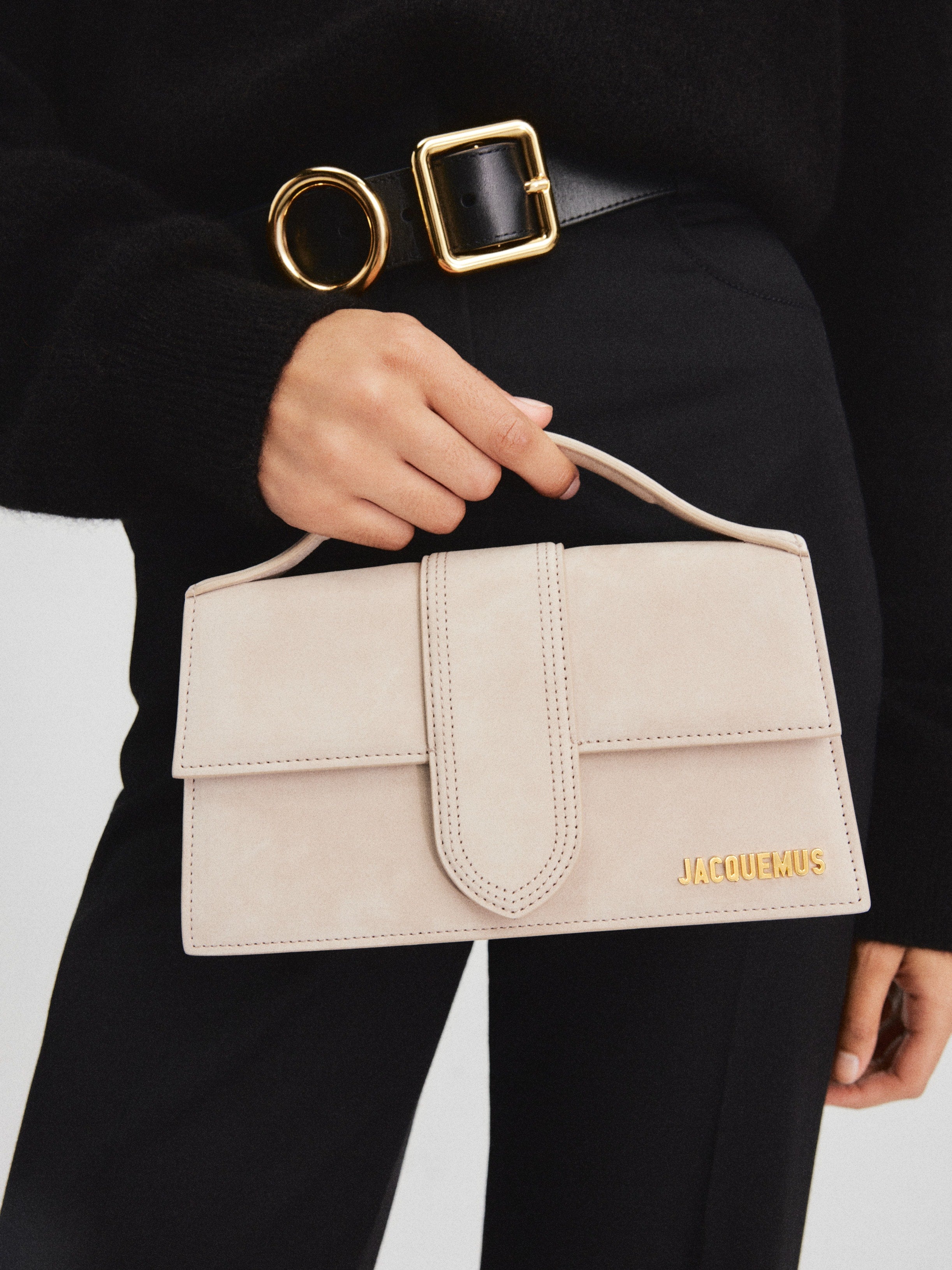 Jacquemus Le Bambino Flap Bag Off White