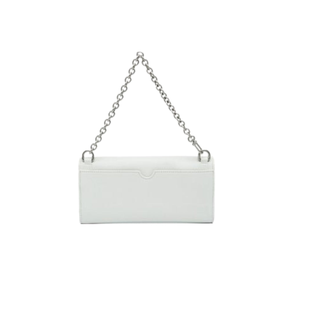 Off White White Jitney Quote Wallet on Chain